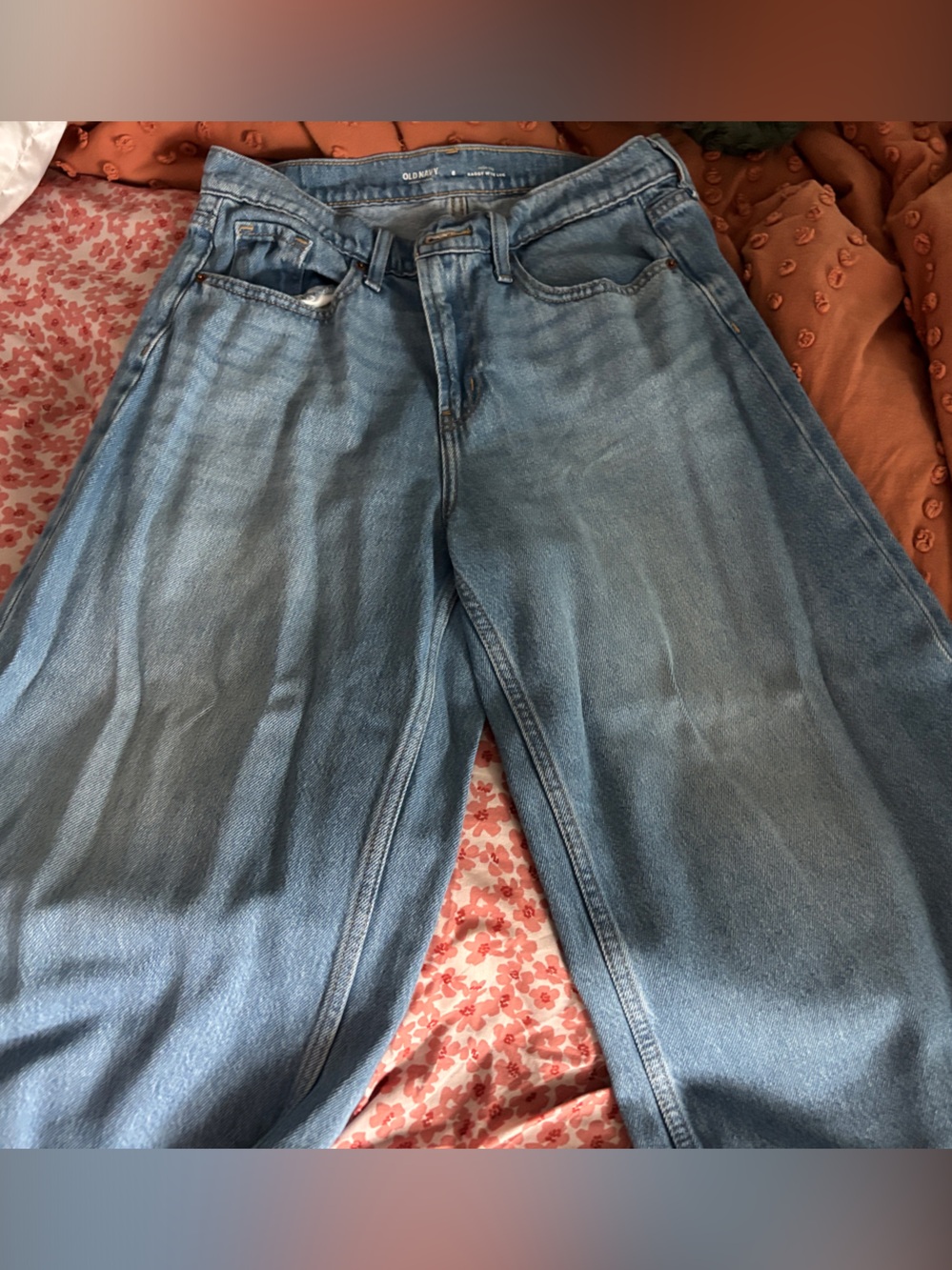Old Navy Light Wash Cropped Flare Jeans